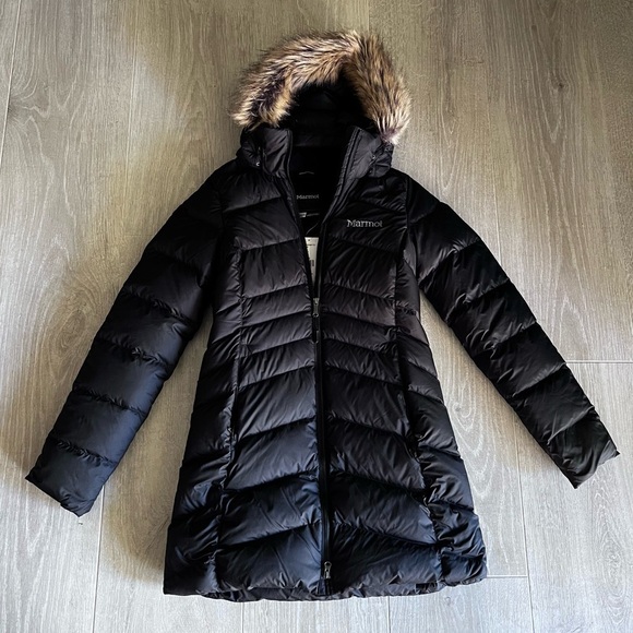 Marmot Jackets & Blazers - Marmot Montreal NWT 700 Fill Down Puffer Coat Parka Black